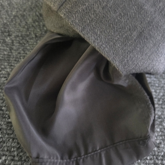 Talbots Gray Wool Wide-Leg Trousers Size 8 - Picture 8 of 8